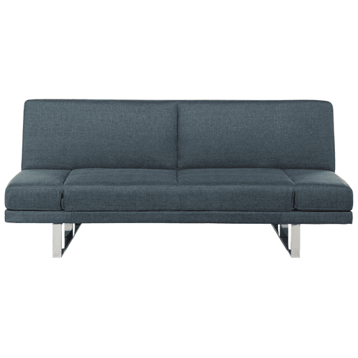 Sofá-cama YORK Tecido Azul 2 lugares