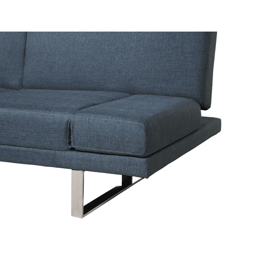 Sofá-cama YORK Tecido Azul 2 lugares