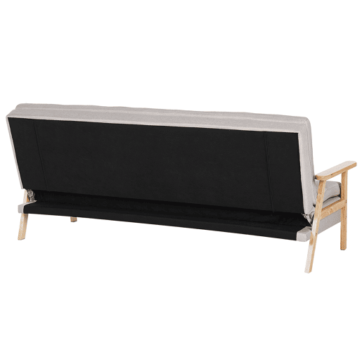 Sofá-cama TJORN Tecido Creme 3 lugares