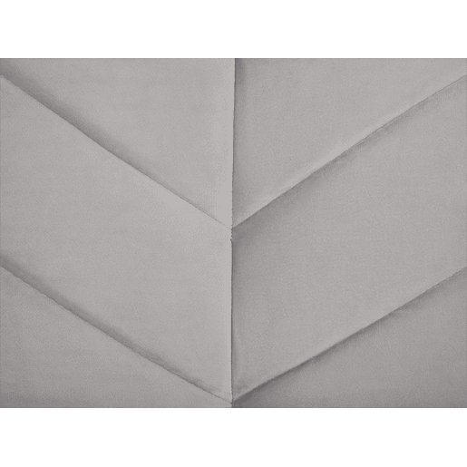 Sofá-cama SENJA Veludo Cinzento claro 3 lugares