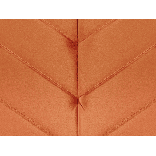 Sofá-cama SENJA Veludo Laranja 3 lugares