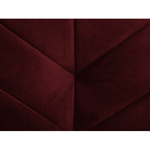 Sofá-cama SENJA Veludo Vermelho escuro 3 lugares