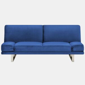 Sofá-cama YORK Veludo Azul marinho 2 lugares