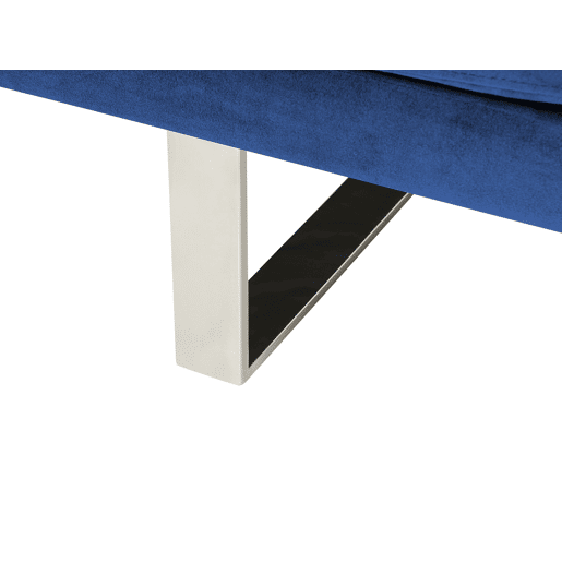 Sofá-cama YORK Veludo Azul marinho 2 lugares