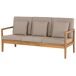 Beliani Conjunto de jardín Madera de acacia con certificado FSC® PATAJA Beliani Conjunto de jardín Madera de acacia con certificado FSC® PATAJA Gris Oscuro