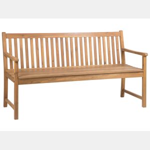 Banco de jardim VIVARA 160 cm Madeira de Acácia certificada Castanho claro