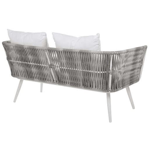 Conjunto de jardim com mesa 4 lugares RAGUSA Branco creme