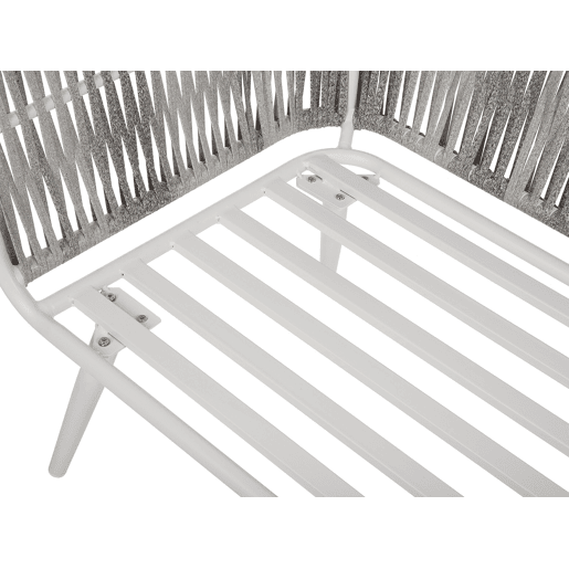 Conjunto de jardim com mesa 4 lugares RAGUSA Branco creme