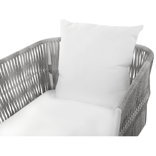 Conjunto de jardim com mesa 4 lugares RAGUSA Branco creme