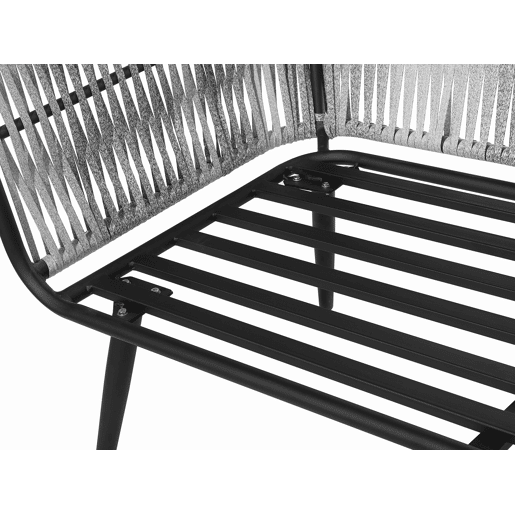 Conjunto de jardim com mesa 4 lugares RAGUSA Cinzento