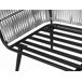 Beliani Conjunto de jardín Ratán sintético RAGUSA Beliani Conjunto de jardín Ratán sintético RAGUSA Blanco/ Beige