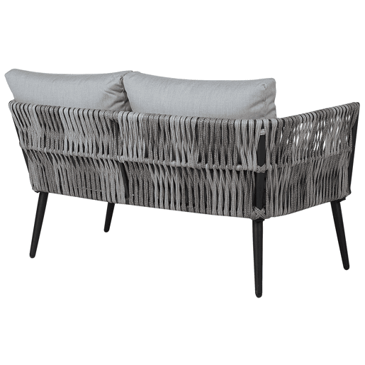 Conjunto de jardim com mesa 4 lugares PREVEZA Cinzento