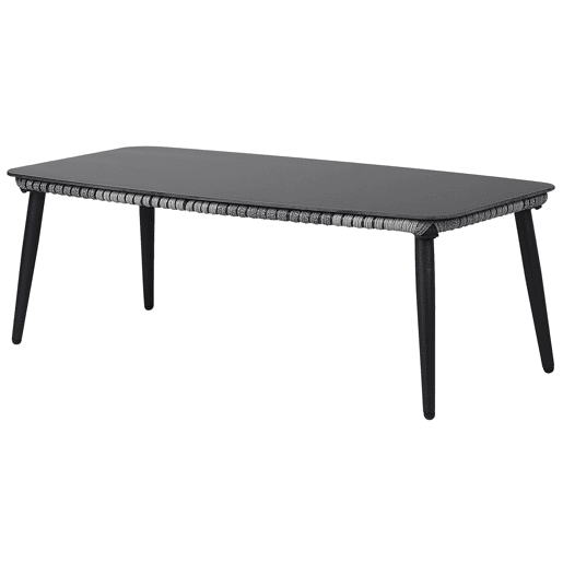 Conjunto de jardim com mesa 4 lugares PREVEZA Cinzento