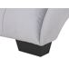 Beliani Chaise longue Terciopelo SIMORRE Beliani Chaise longue Terciopelo SIMORRE Gris Claro