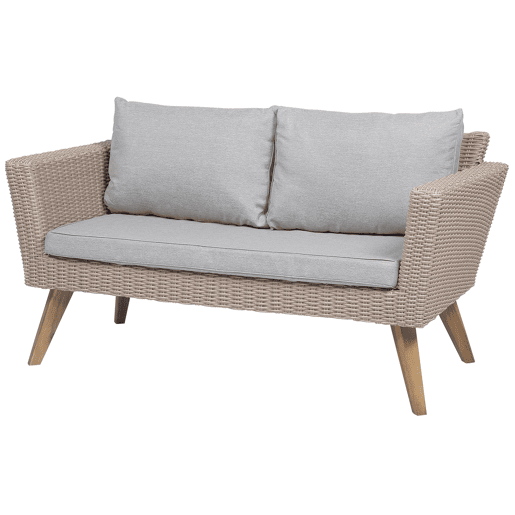 Conjunto de jardim com mesa 4 lugares VITTORIA Cinzento