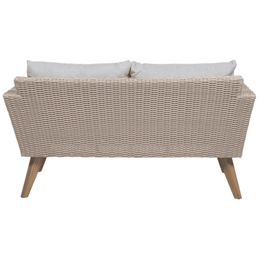 Conjunto de jardim com mesa 4 lugares VITTORIA Cinzento