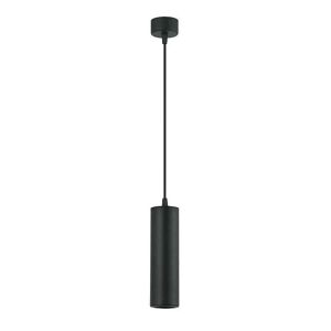 pendente de alumínio preto série drach 6cm