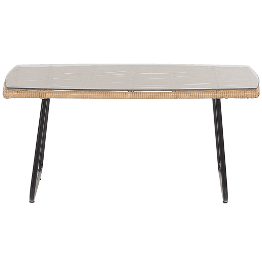 Conjunto de jardim com mesa 4 lugares MINORI Creme
