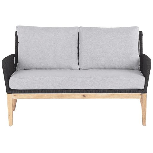 Beliani Conjunto lounge Madeira de acácia MERANO