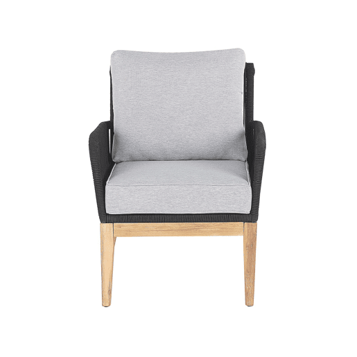 Beliani Conjunto lounge Madeira de acácia MERANO