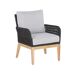 Beliani Conjunto de jardín Madera de acacia MERANO Beliani Conjunto de jardín Madera de acacia MERANO Gris Claro