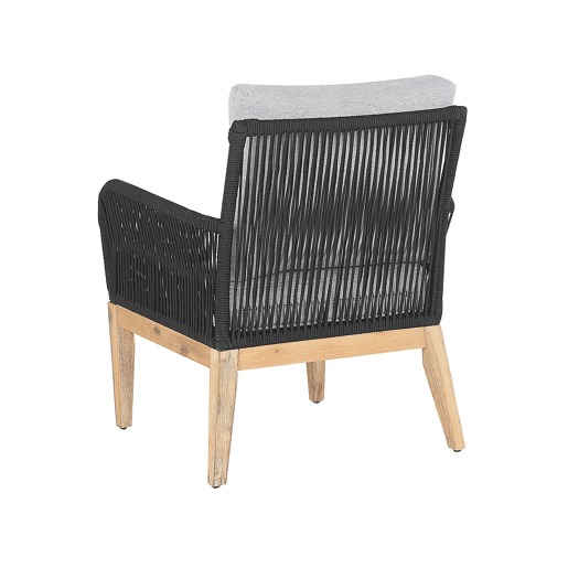 Beliani Conjunto lounge Madeira de acácia MERANO