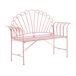 Beliani Banco Hierro Cavinia 125x46 Beliani Banco Hierro Cavinia 125x46 Rosa