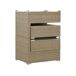 Beliani Conjunto de jardín Ratán sintético NOTO Beliani Conjunto de jardín Ratán sintético NOTO Blanco/ Beige