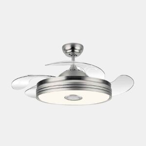 ventilador de tecto cor de níquel série metal matanuska 108cm