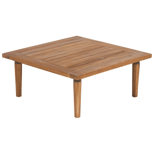 Conjunto de jardim com mesa 4 lugares FRASCATI Madeira de Acácia certificada Cinzento claro