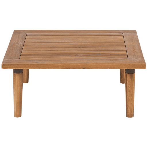 Conjunto de jardim com mesa 4 lugares FRASCATI Madeira de Acácia certificada Cinzento claro