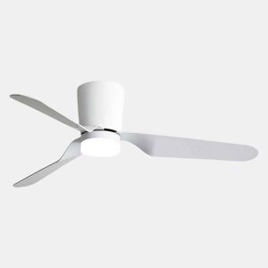 ventilador de tecto metálico cor branca série kochi 132cm