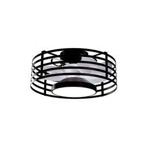 ventilador de tecto metálico cor preta série xaloc 58cm