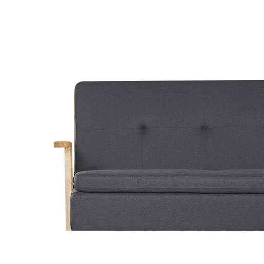Sofá-cama TJORN Tecido Cinzento escuro 3 lugares