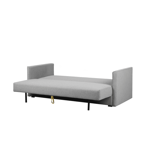 Sofá-cama EKSJO Tecido Cinzento claro com arrumação 3 lugares