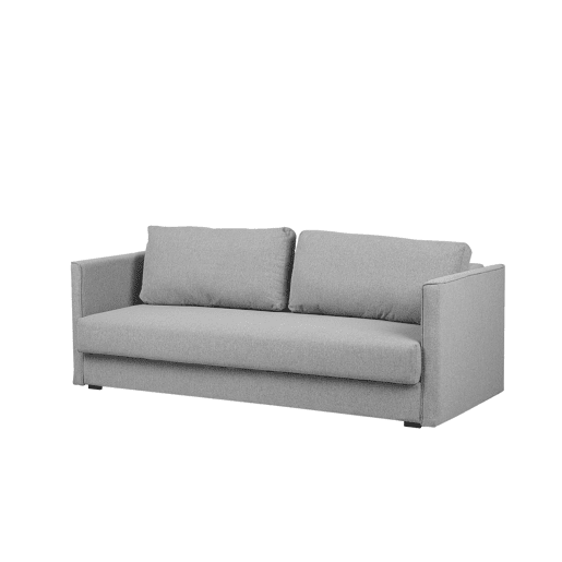 Sofá-cama EKSJO Tecido Cinzento claro com arrumação 3 lugares