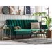 Beliani Sofá cama Terciopelo VIMMERBY Beliani Sofá cama Terciopelo VIMMERBY Azul Claro