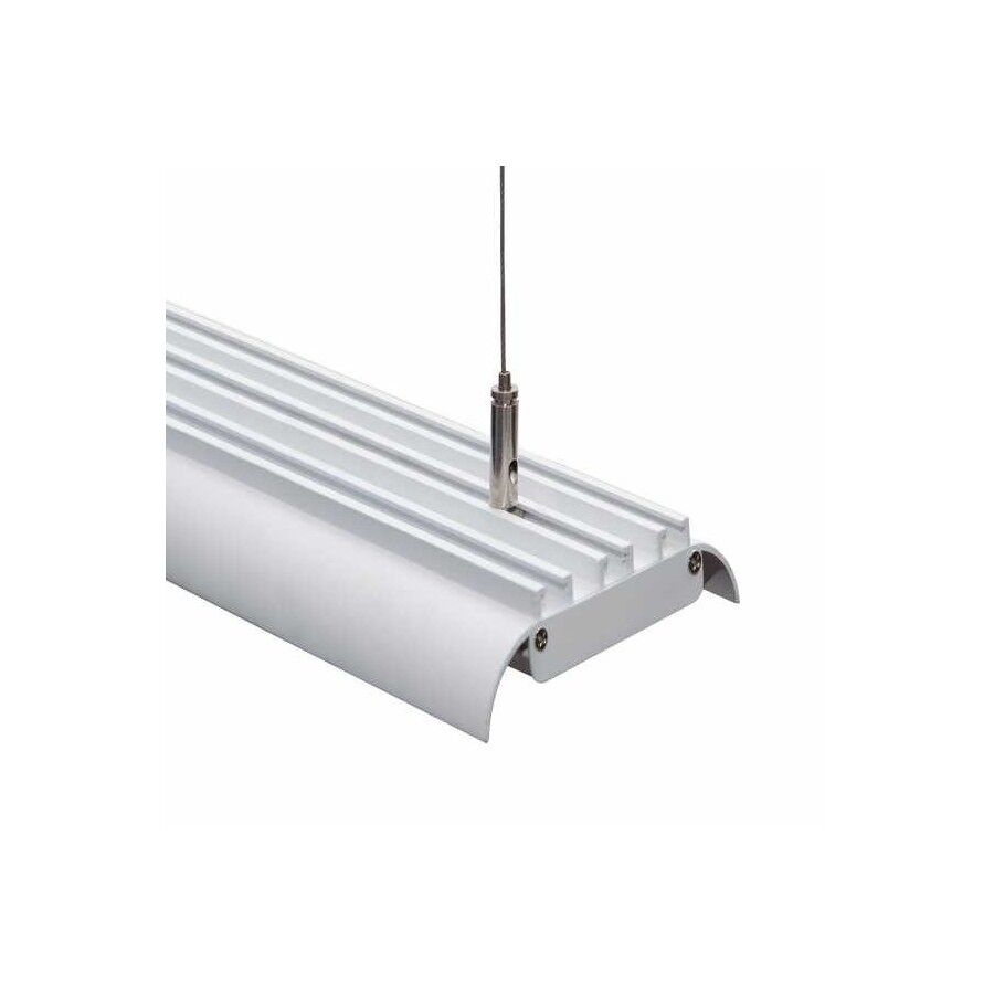 Colgante aluminio color gris serie mendel 10cm