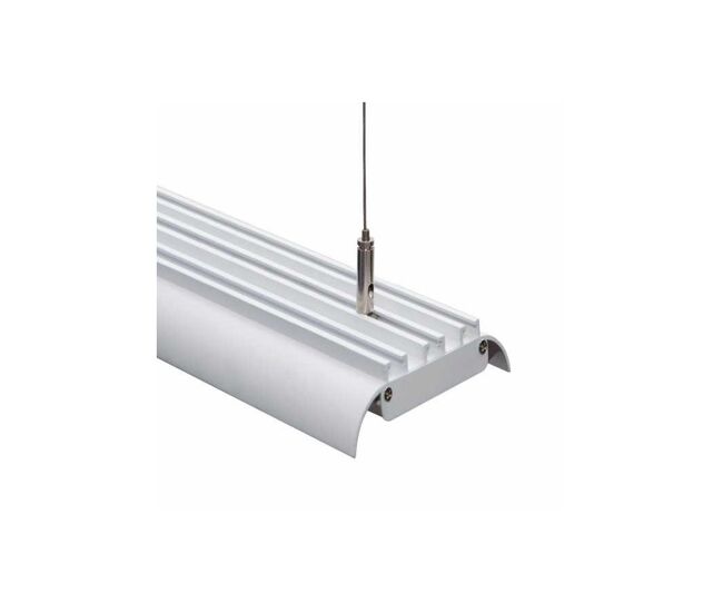 Colgante aluminio color gris serie mendel 10cm