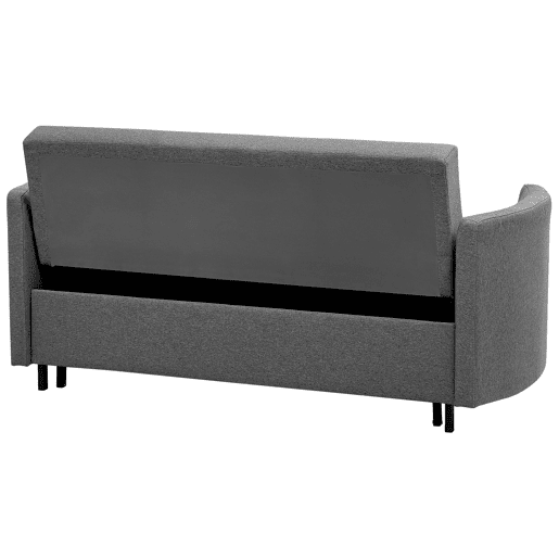 Sofá-cama HOVIN Tecido Cinzento 2 lugares Sofá-cama HOVIN Tecido Cinzento 2 lugares