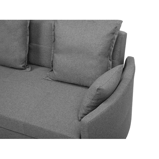 Sofá-cama HOVIN Tecido Cinzento 2 lugares Sofá-cama HOVIN Tecido Cinzento 2 lugares