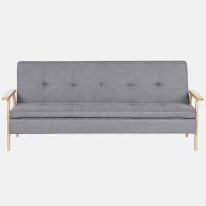 Sofá-cama TJORN Tecido Cinzento claro 3 lugares