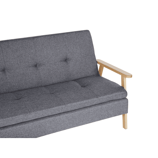 Sofá-cama TJORN Tecido Cinzento 3 lugares