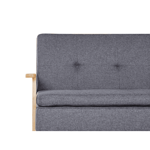 Sofá-cama TJORN Tecido Cinzento 3 lugares