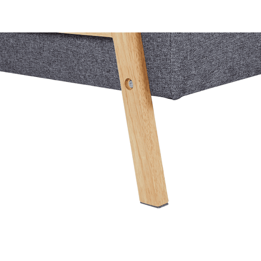 Sofá-cama TJORN Tecido Cinzento 3 lugares