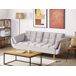 Beliani Sofá cama Terciopelo ASBY Beliani Sofá cama Terciopelo ASBY Gris Claro