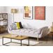 Beliani Sofá cama Terciopelo ASBY Beliani Sofá cama Terciopelo ASBY Gris Claro