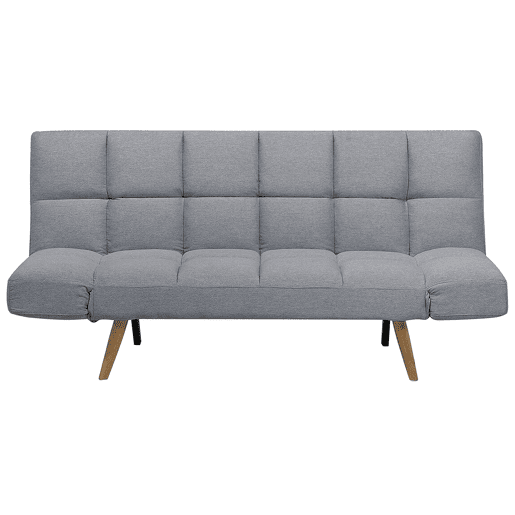 Sofá-cama INGARO Tecido Cinzento 2 lugares