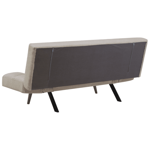 Sofá-cama INGARO Tecido Creme 2 lugares Sofá-cama INGARO Tecido Creme 2 lugares