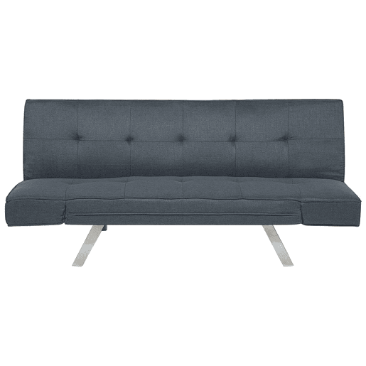 Sofá-cama BRISTOL Tecido Azul escuro 3 lugares